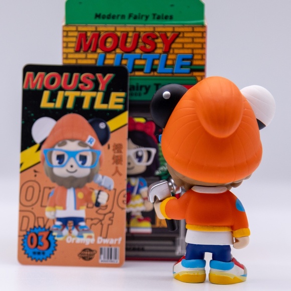 POP MART Mousy Little: Orange Dwarf /Modern Fairy Tales Series Confirmed Box NWT - Picture 3 of 3